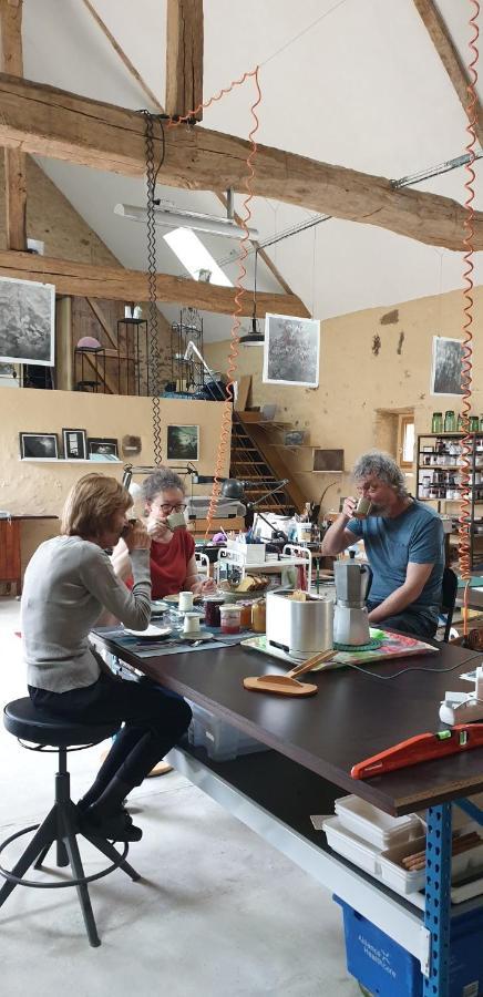 Chambre d'Hôtes chez Artiste Verrier, La Perrière - Perche Extérieur photo